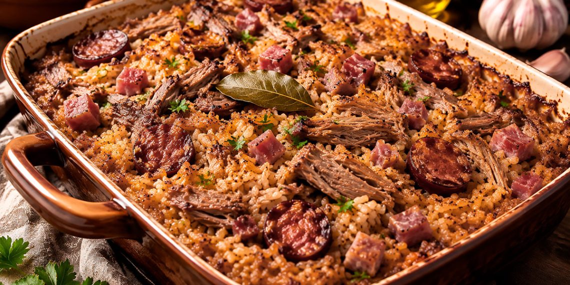 Arroz de Pato no forno à Moda Antiga: receita tradicional
