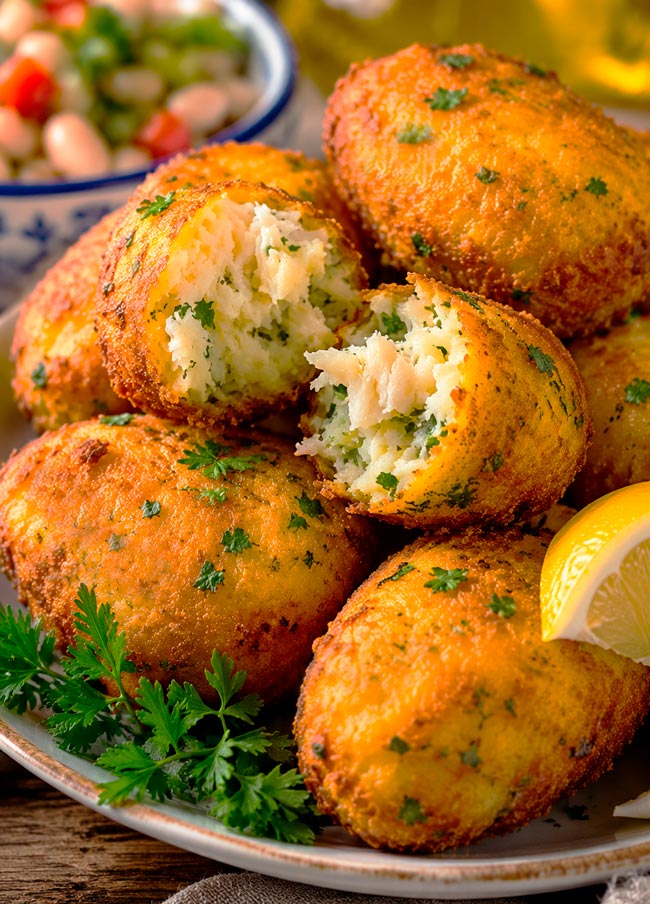 Bolinhos de Bacalhau da Avó: receita tradicional portuguesa Bolinhos de Bacalhau da Avó: receita tradicional portuguesa