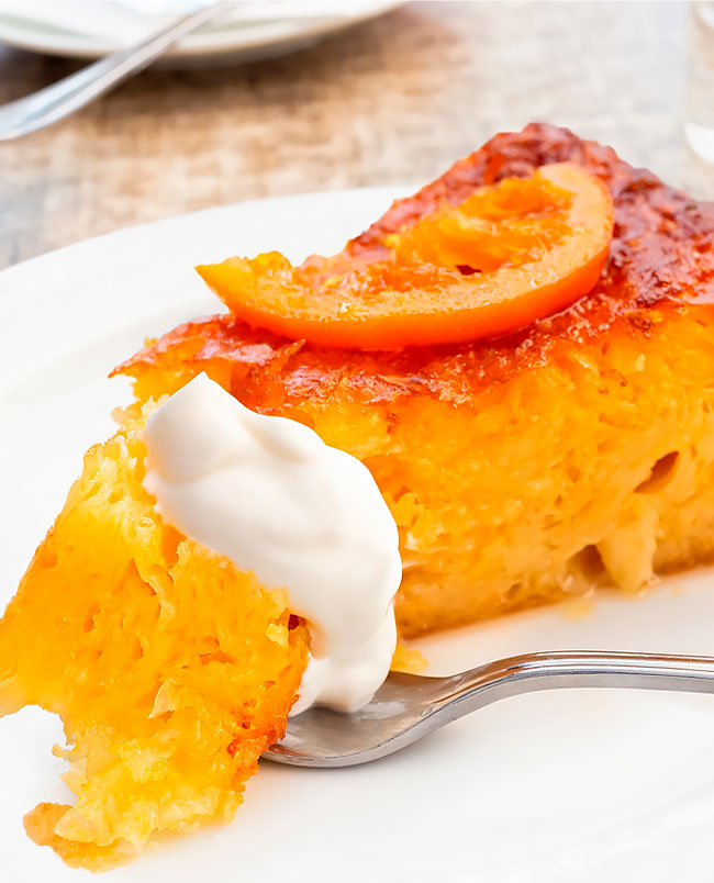 Bolo de Laranja húmido e fofo à moda antiga