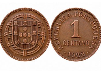 Moeda de 1 centavo de 1922 pode valer 85 mil euros: veja porquê