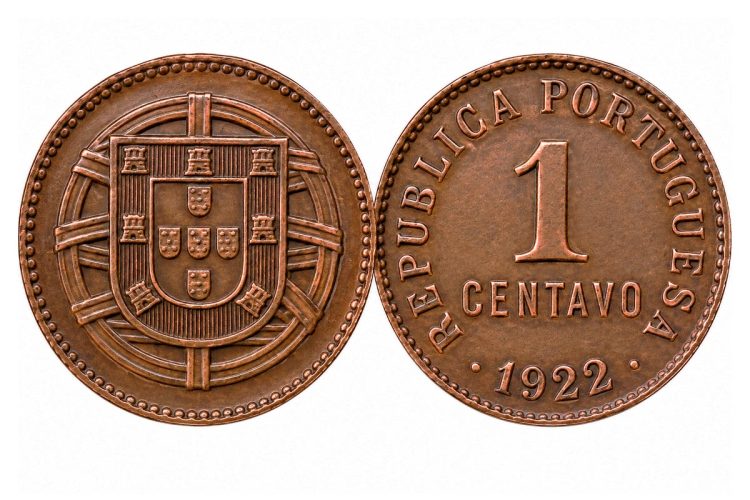 Moeda de 1 centavo de 1922 pode valer 85 mil euros: veja porquê