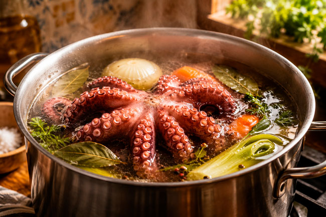 Aprenda a cozinhar polvo congelado como nos restaurantes