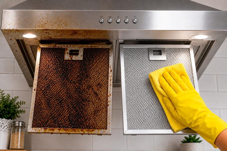 Como limpar o exaustor de cozinha na perfeição