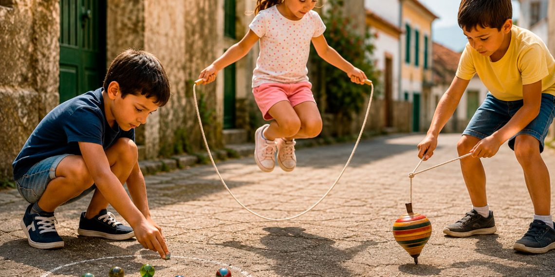 Jogos de rua que a maioria das crianças já não conhece: 10 brincadeiras que marcaram a infância em Portugal