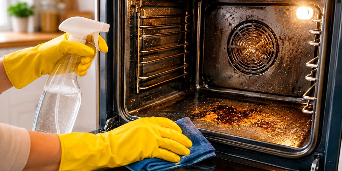 Como limpar o forno sem esforço: o truque simples para deixar tudo impecável