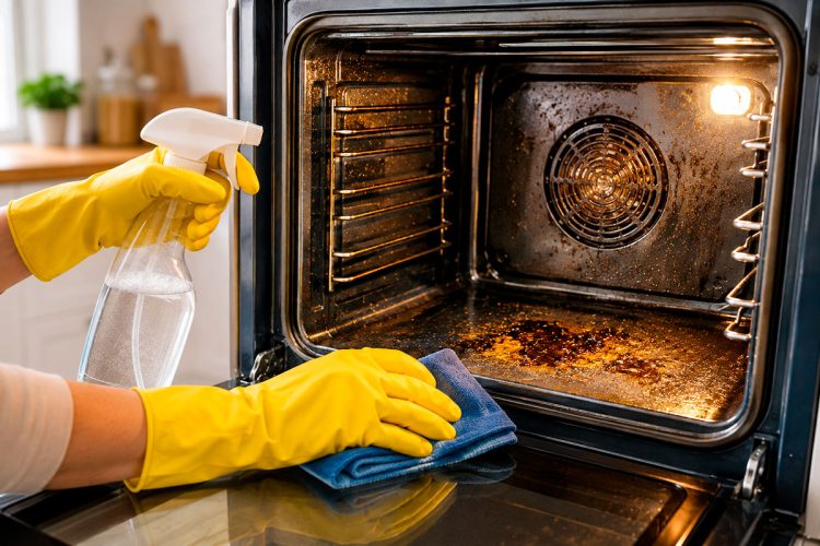 Como limpar o forno sem esforço: o truque simples para deixar tudo impecável