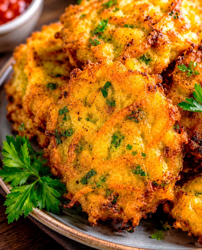 Pataniscas de Bacalhau e Legumes: crocantes por fora, suculentas por dentro Pataniscas de Bacalhau e Legumes: crocantes por fora, suculentas por dentro
