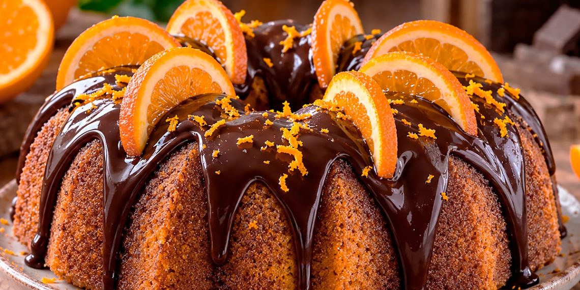Bolo de Laranja e Chocolate: receita húmida, aromática e irresistível