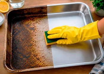 Como limpar assadeiras encardidas: o truque simples para remover gordura e resíduos queimados