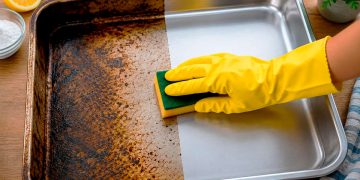 Como limpar assadeiras encardidas: o truque simples para remover gordura e resíduos queimados