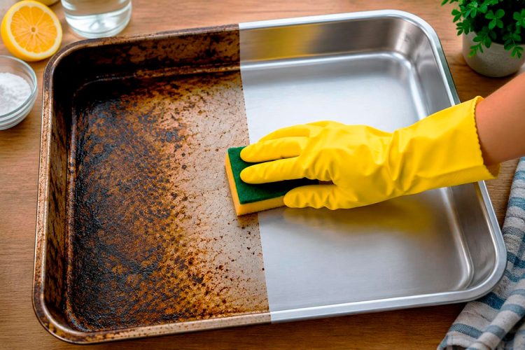 Como limpar assadeiras encardidas: o truque simples para remover gordura e resíduos queimados Como limpar assadeiras encardidas: o truque simples para remover gordura e resíduos queimados
