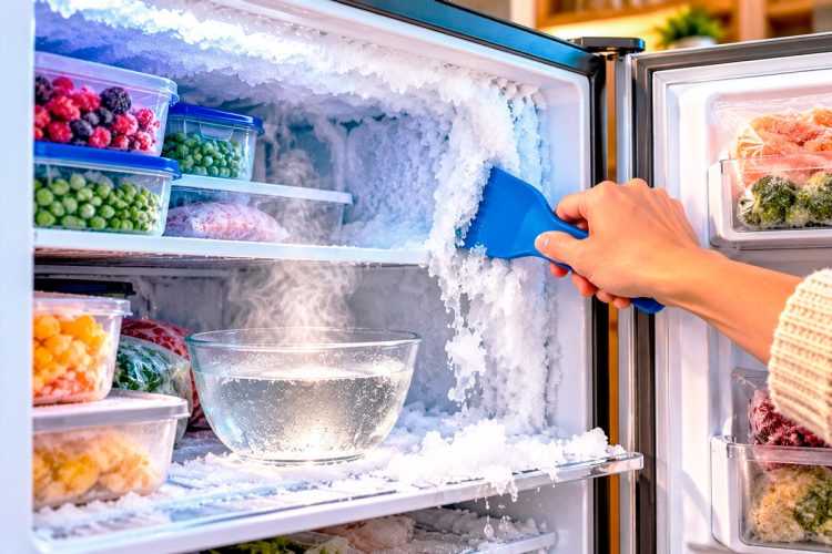 Gelo no congelador aumenta o consumo? O truque para fazer um degelo rápido e sem inundar a cozinha