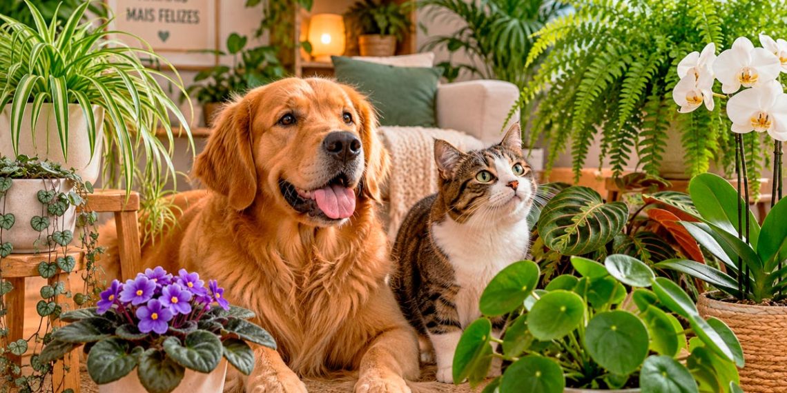 Plantas seguras para cães e gatos: 9 espécies bonitas que pode ter em casa