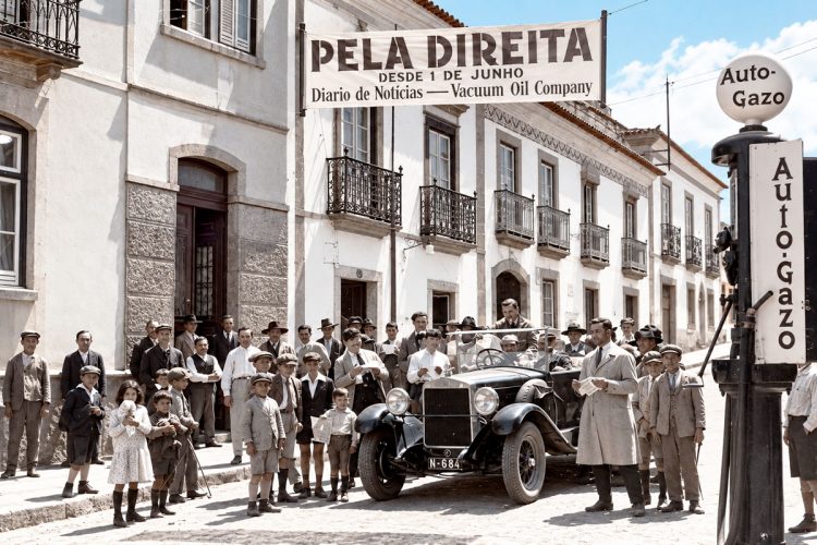 Portugal já conduziu pela esquerda: a madrugada de 1928 que mudou para sempre as estradas Portugal já conduziu pela esquerda: a madrugada de 1928 que mudou para sempre as estradas