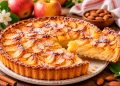 Tarte de Maçã e Amêndoa: receita fácil, cremosa e crocante