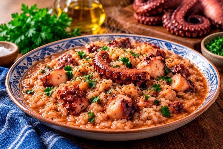 Arroz de polvo malandrinho: os segredos para o polvo ficar tenro e o arroz no ponto