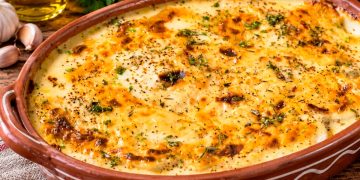 Bacalhau com natas à moda antiga