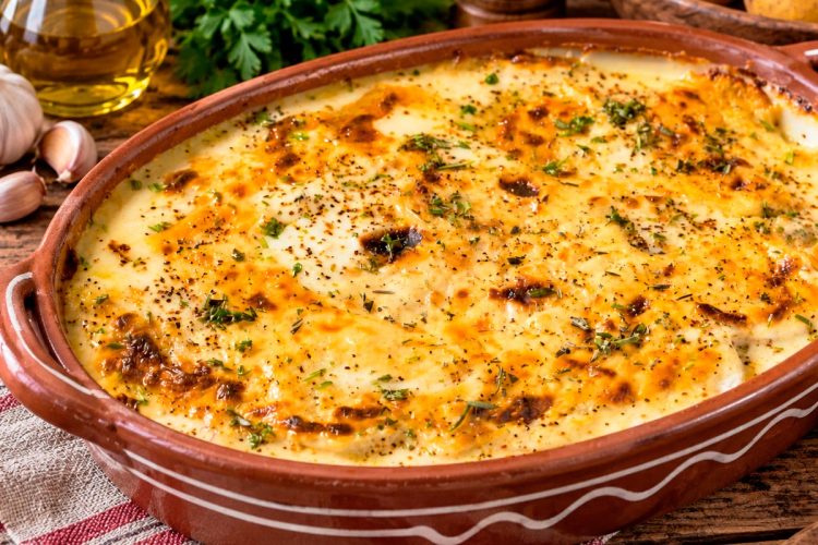 Bacalhau com natas à moda antiga