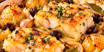 Bacalhau no forno à moda antiga