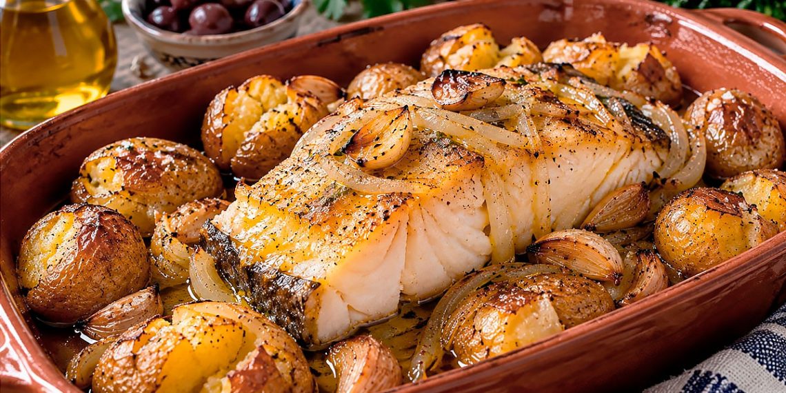 NCultura Notícias – Cultura, História, Viagens, Sociedade, Gastronomia Bacalhau à Lagareiro com batatas a murro: receita tradicional