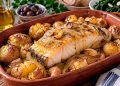 Bacalhau à Lagareiro com batatas a murro: receita tradicional Bacalhau à Lagareiro com batatas a murro: receita tradicional