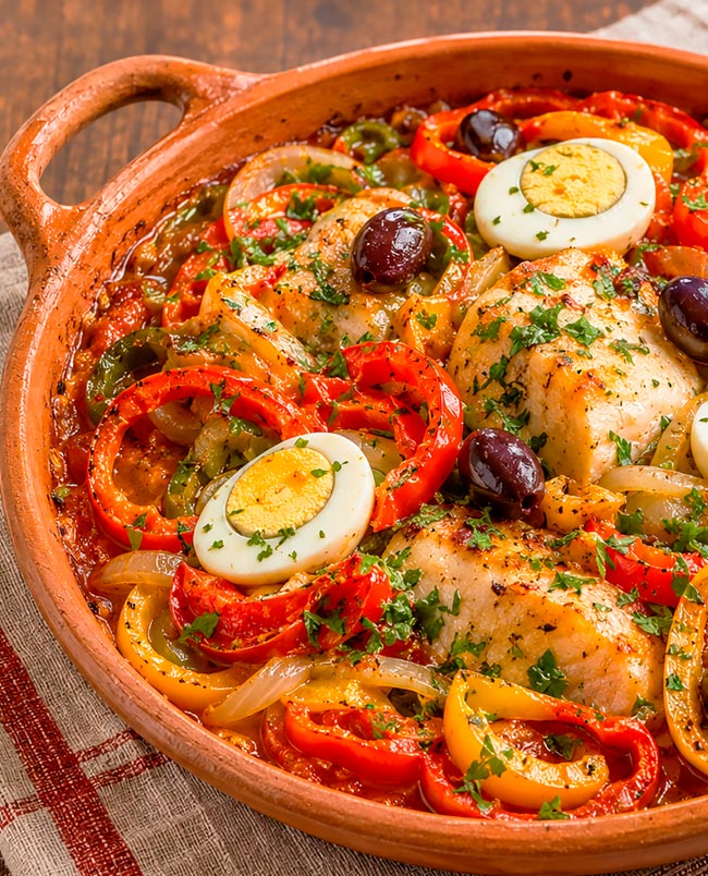 Bacalhau no forno à portuguesa: a receita tradicional que perfuma a casa e conquista toda a família Bacalhau no forno à portuguesa