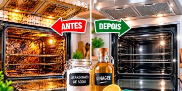 Bicarbonato de sódio e vinagre: o truque caseiro para limpar o forno e o exaustor sem esforço