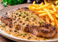 Bife à Café com Molho Cremoso Bife à Café com Molho Cremoso