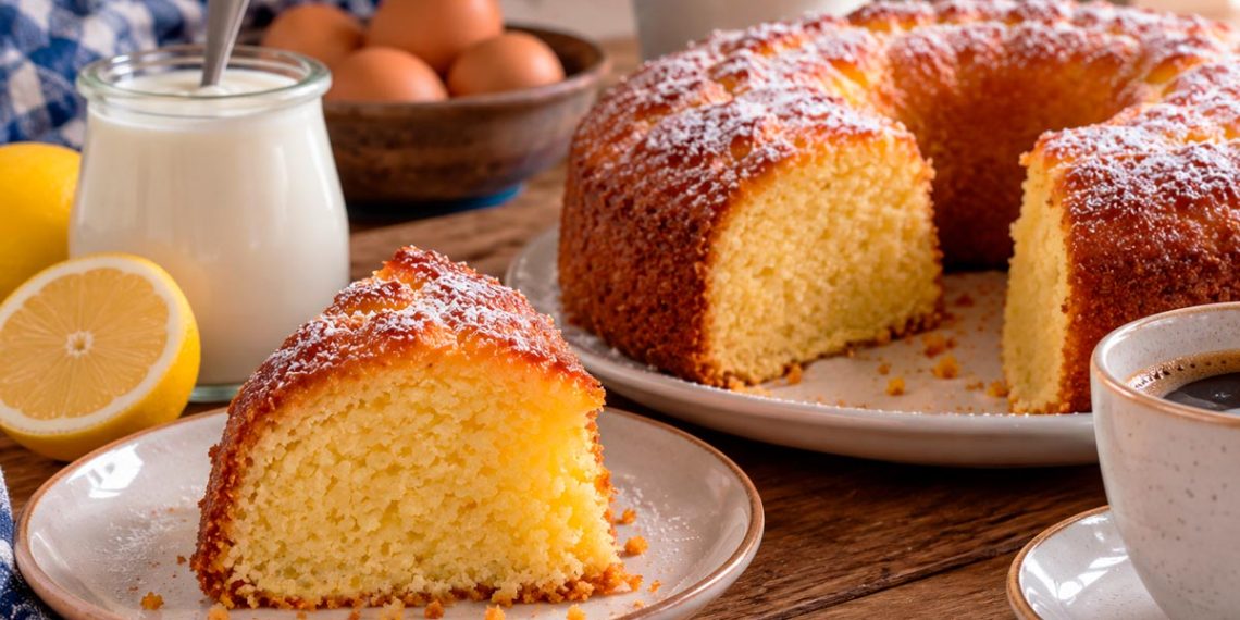 Bolo de Iogurte húmido e fofo: receita fácil e caseira