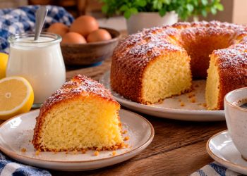 Bolo de Iogurte húmido e fofo: receita fácil e caseira
