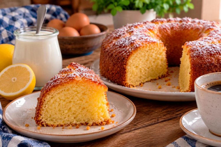 Bolo de Iogurte húmido e fofo: receita fácil e caseira
