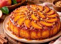 Bolo de Maçã caramelizado: húmido, fofinho e perfumado com canela Bolo de Maçã caramelizado