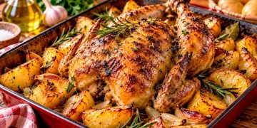 Frango assado no forno à moda antiga: todos os segredos para o sucesso