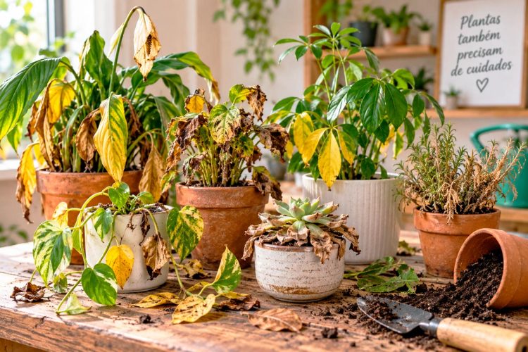 Como recuperar plantas secas ou doentes: 5 dicas para salvar as suas plantas
