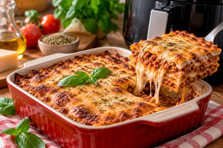 Lasanha na Air Fryer: receita fácil, cremosa e gratinada Lasanha na Air Fryer: receita fácil, cremosa e gratinada