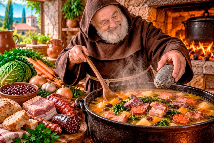 Sopa da Pedra à moda antiga: a receita tradicional de Almeirim e a lenda do frade