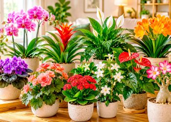 10 plantas de interior com flores para encher a casa de cor e beleza
