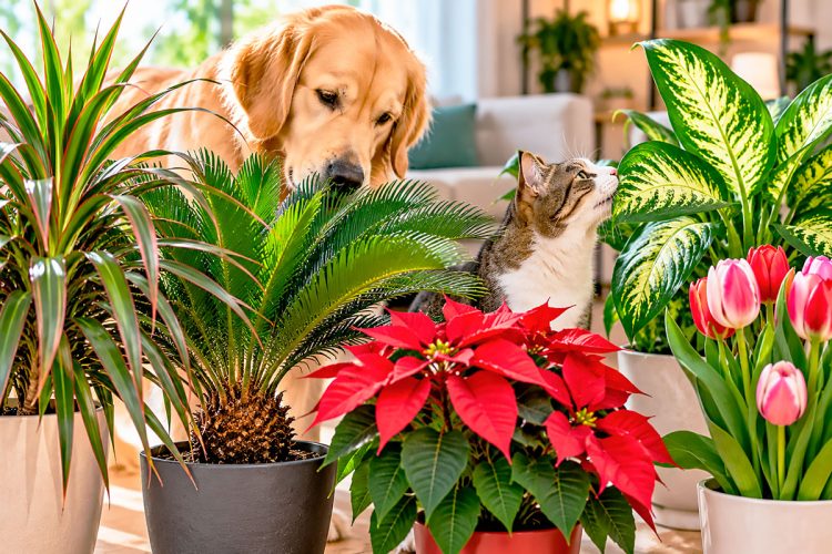 5 plantas tóxicas para cães e gatos que pode ter em casa sem saber