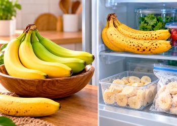 Bananas no frigorífico: sim ou não?