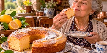 Bolo de Claras e Iogurte muito fofo