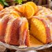 Receita de bolo de laranja e gengibre com glacé de limão Receita de bolo de laranja e gengibre com glacé de limão