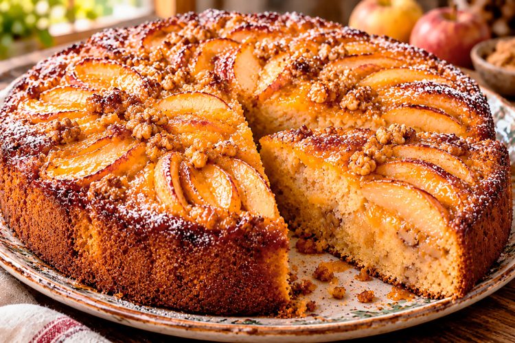 Bolo de mel e maçã: receita muito fofinha