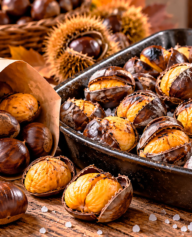 Castanhas assadas em casa que ficam iguais às da rua Castanhas assadas em casa que ficam iguais às da rua
