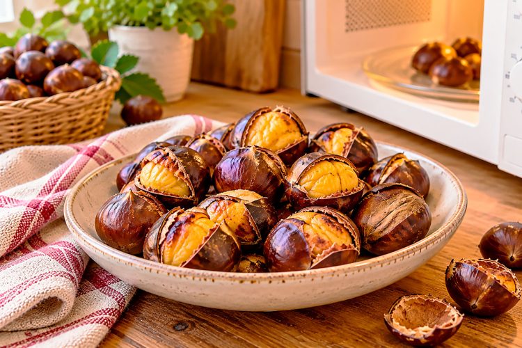 Como assar castanhas no micro-ondas em poucos minutos: truque rápido e fácil Como assar castanhas no micro-ondas em poucos minutos: truque rápido e fácil