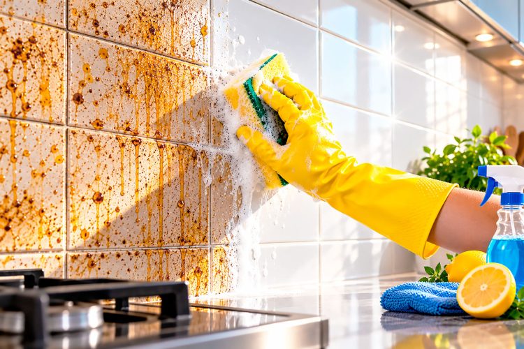 Como limpar azulejos engordurados ou encardidos e deixá-los a brilhar