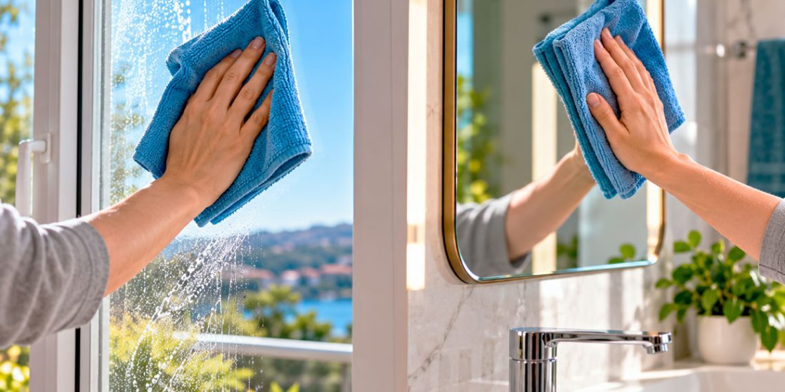 Como limpar vidros e espelhos sem deixar manchas nem riscos: guia completo