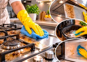 Como remover a gordura dos eletrodomésticos da cozinha: guia passo a passo