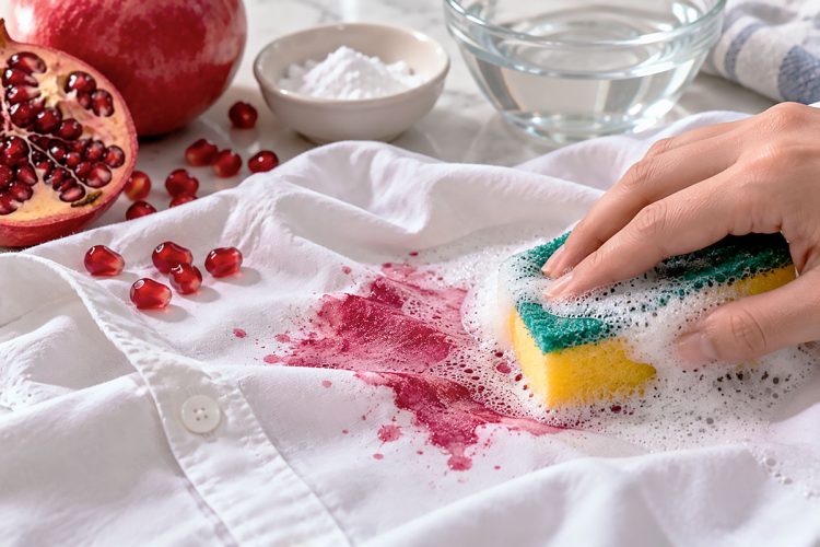 Como remover nódoas de romã da roupa facilmente Como remover nódoas de romã da roupa facilmente
