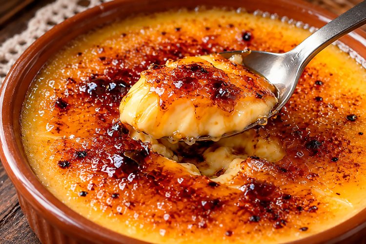 Leite-creme cremoso com natas e leite condensado: uma sobremesa irresistível Leite-creme cremoso com natas e leite condensado: uma sobremesa irresistível