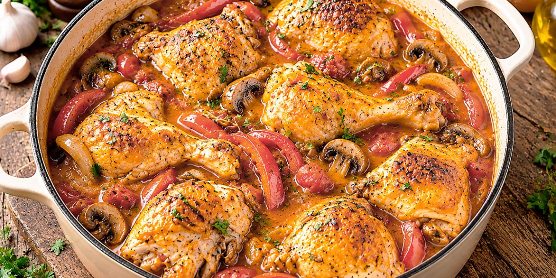 Pernas de frango estufadas: uma receita caseira, tenra e cheia de sabor